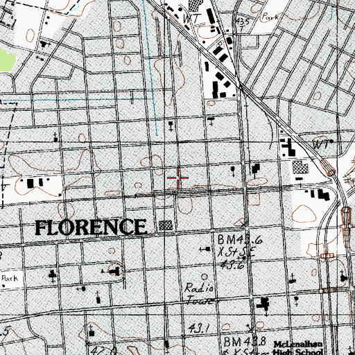 Topographic Map of Saint Jude Church of Jesus Christ Apostolic, SC