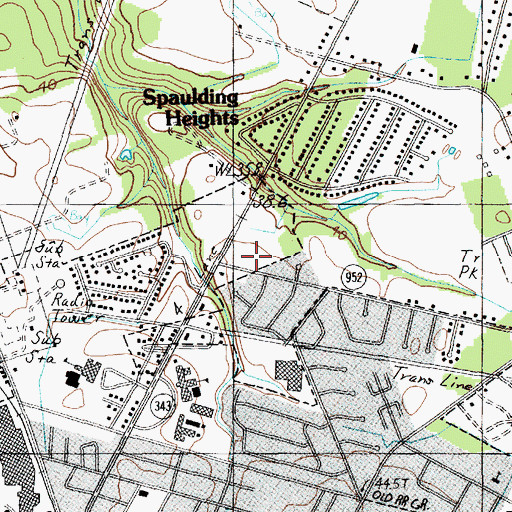Topographic Map of The House of God Church, SC