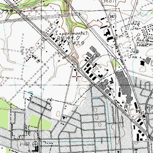 Topographic Map of True Faith Fellowship Church, SC