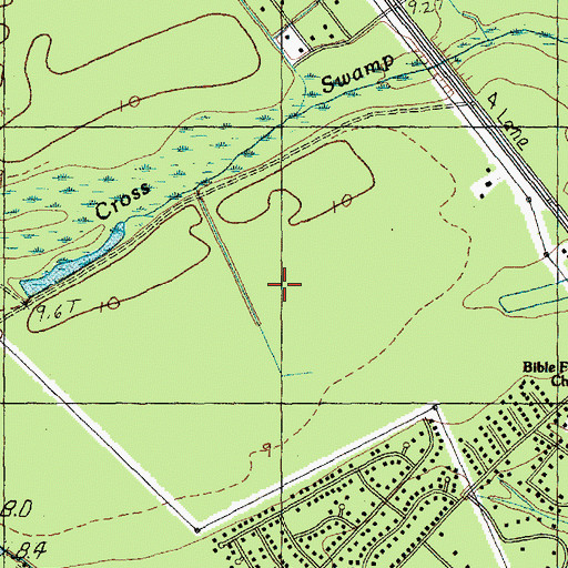 Topographic Map of Belle Terre Golf Links, SC