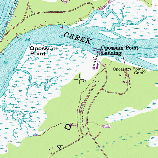 Topographic Map of Broad Creek Community, SC