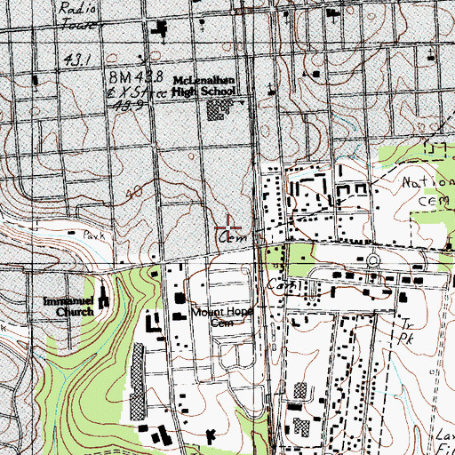 Topographic Map of The Carolinian, SC