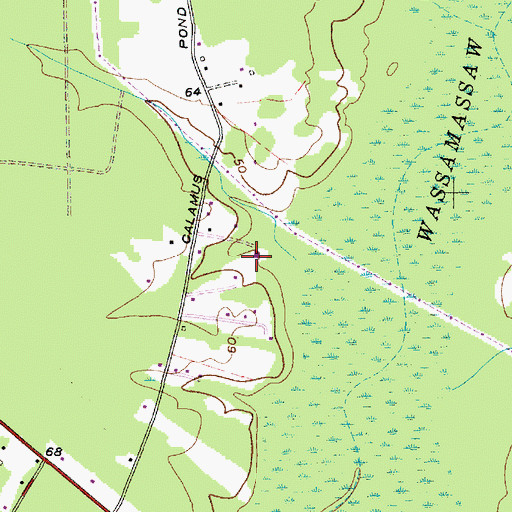 Topographic Map of Omoooo Community Care Center, SC