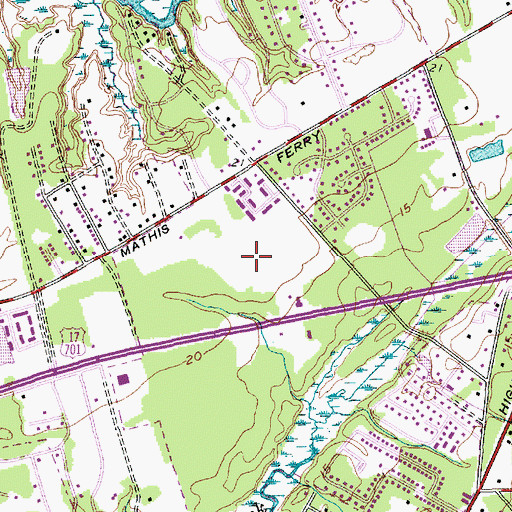 Topographic Map of Savannah Grace Residential Care Facility, SC