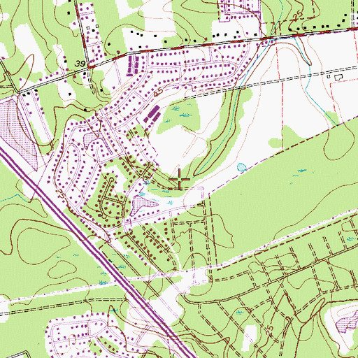 Topographic Map of Northwood Park Community Center, SC