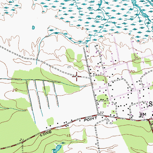 Topographic Map of Richard L Jones Center, SC