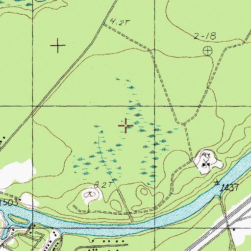 Topographic Map of Arrowhead Country Club, SC