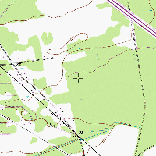 Topographic Map of Miler Country Club, SC
