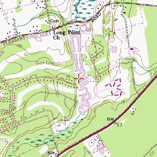 Topographic Map of Snee Farm Country Club Office, SC
