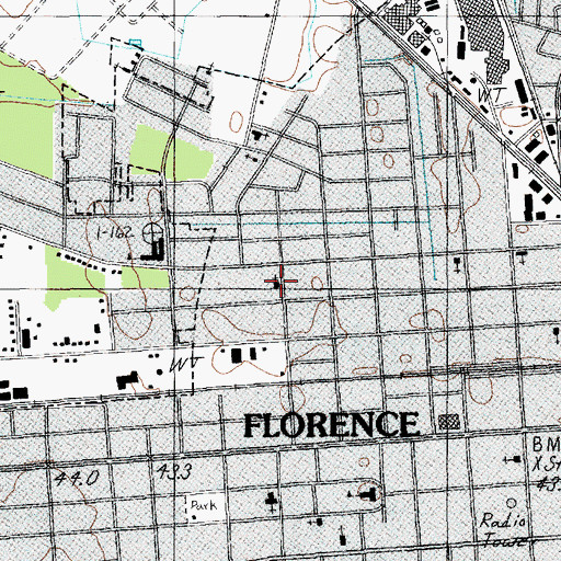 Topographic Map of Church in the Lord Jesus Christ, SC