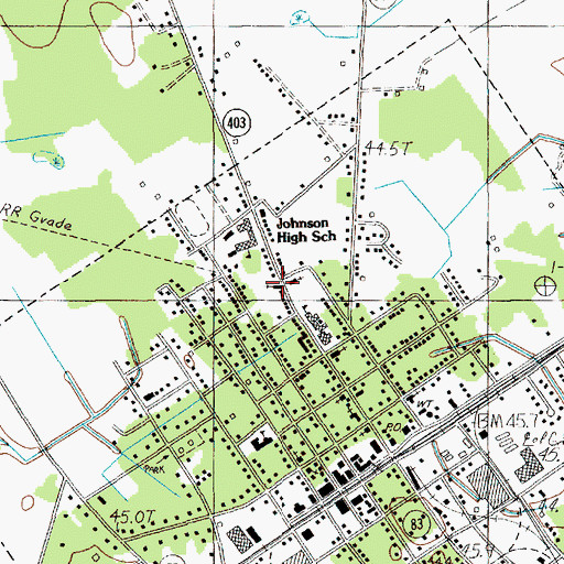 Topographic Map of Church of God, SC