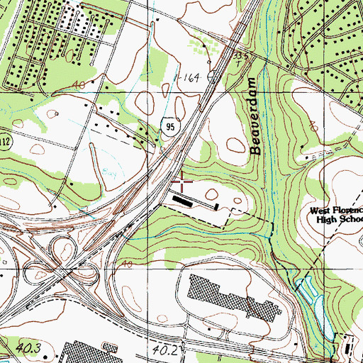 Topographic Map of Deliverance Full Gospel Ministries, SC