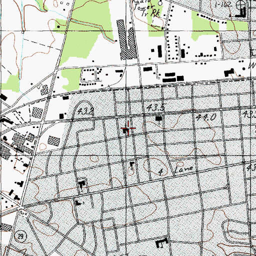 Topographic Map of Gospel Temple, SC