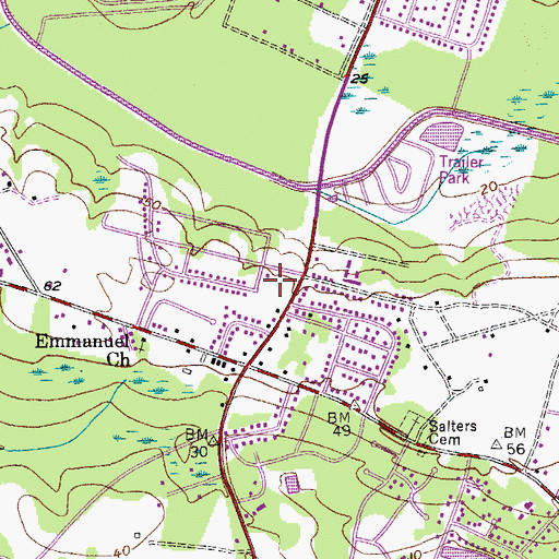 Topographic Map of The Church of Jesus Christ of Latter Day Saints, SC