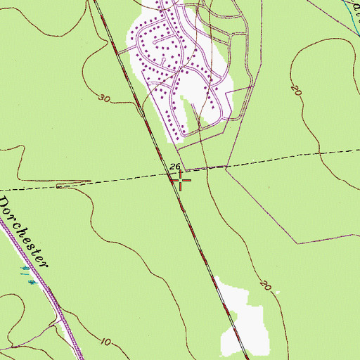 Topographic Map of Scots Kirk Associate Reformed Presbyterian Church, SC