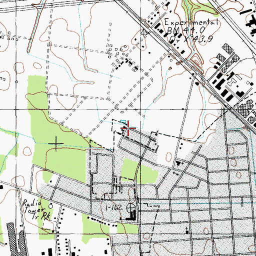 Topographic Map of Miracle Deliverance Fellowship Church, SC