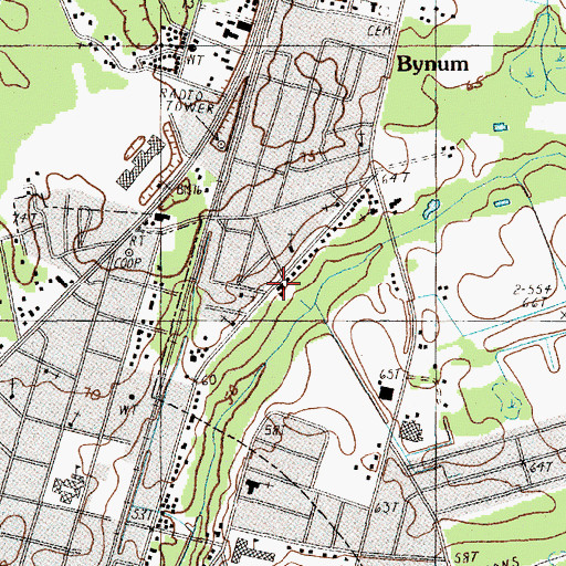 Topographic Map of Church of God and True Holiness, SC