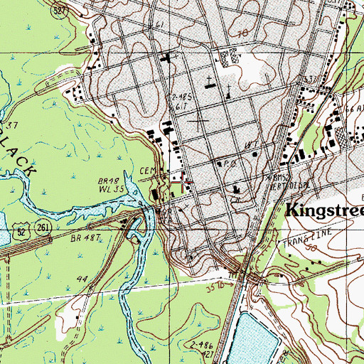Topographic Map of Greater Bethel African Methodist Episcopal Church, SC