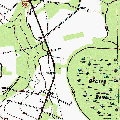 Topographic Map of Catholic Church of the Infant Jesus, SC