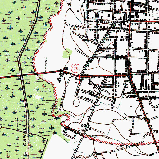 Topographic Map of Faith Apostolic Church of Jesus Christ, SC