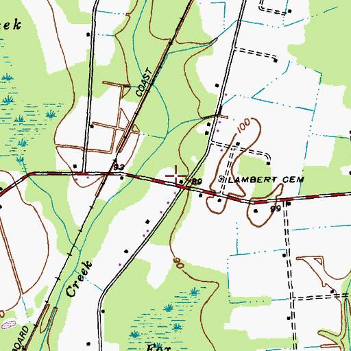 Topographic Map of Holy Temple Church of God In Christ, SC