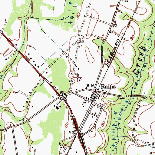Topographic Map of New Faith Apostolic Church, SC