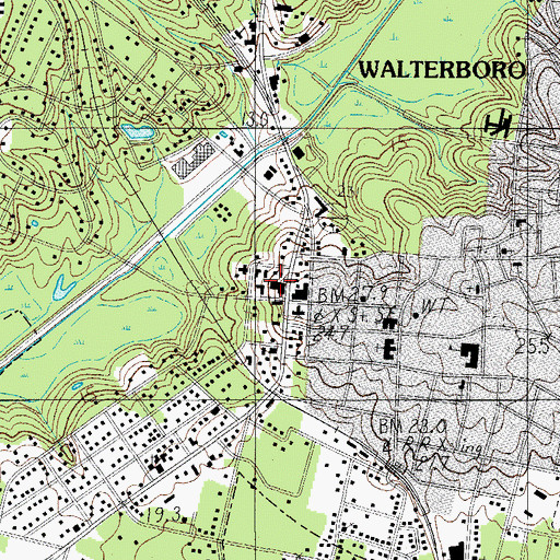 Topographic Map of Colleton Museum, SC