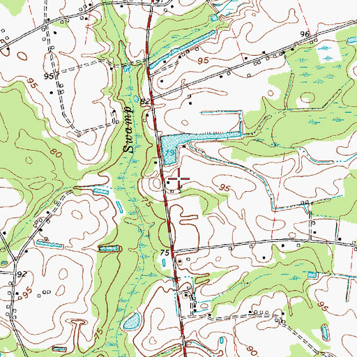Topographic Map of The County Farm Museum, SC
