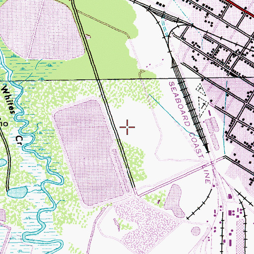 Topographic Map of City of Georgetown Sewage Treatment Facility, SC