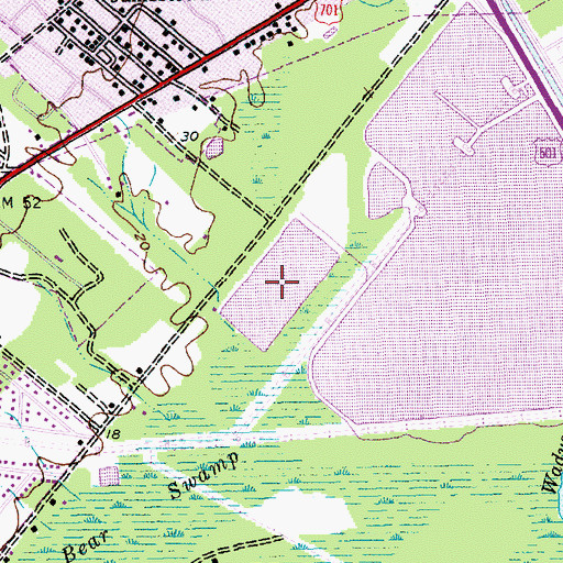 Topographic Map of Conway Wastewater Treatment Plant, SC