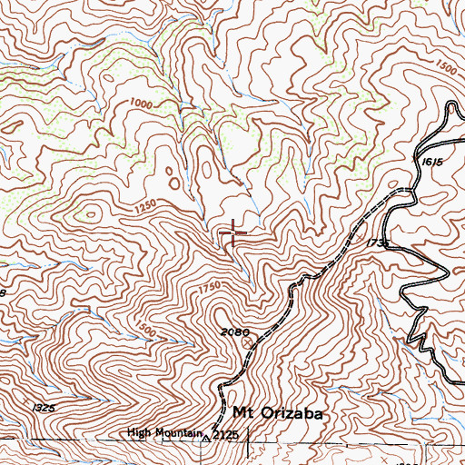 Topographic Map of Santa Catalina Island, CA