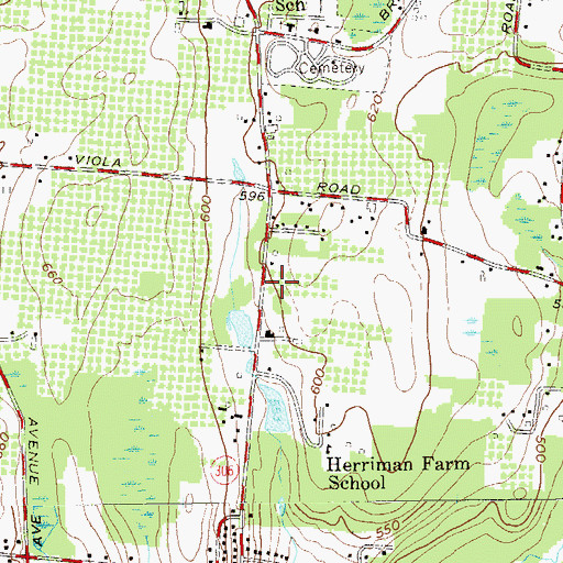 Topographic Map of Lubavitch Chabad of Monsey, NY
