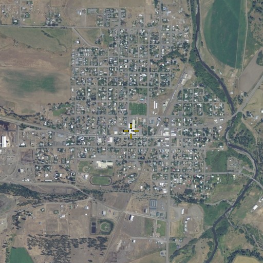 Aerial/Satellite Image of Stella Mayfield Elementary School, OR