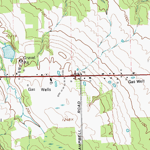 Topographic Map of School Number 4 (historical), NY