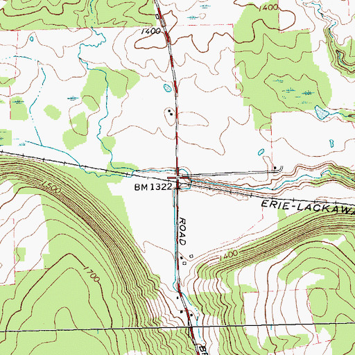 Topographic Map of Comstock Spur, NY