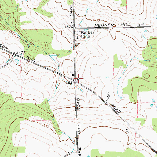 Topographic Map of Dake School (historical), NY