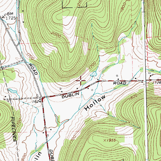 Topographic Map of Dublin School (historical), NY