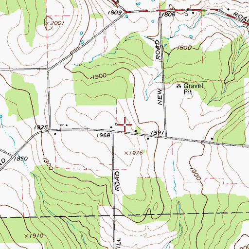 Topographic Map of Young School (historical), NY