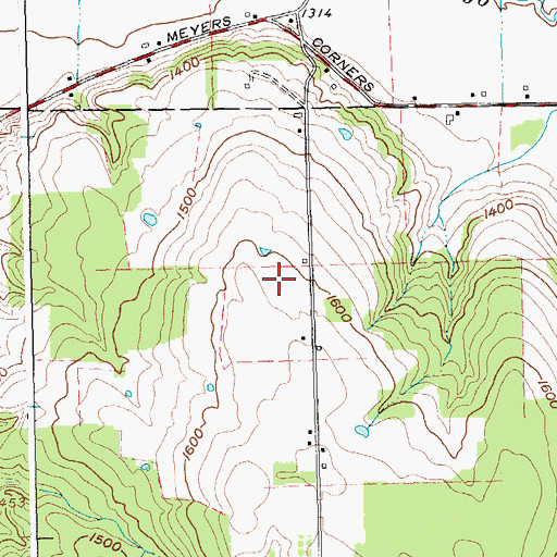 Topographic Map of Wells Hill School (historical), NY