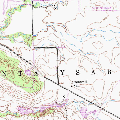 Topographic Map of Santa Ysabel, CA