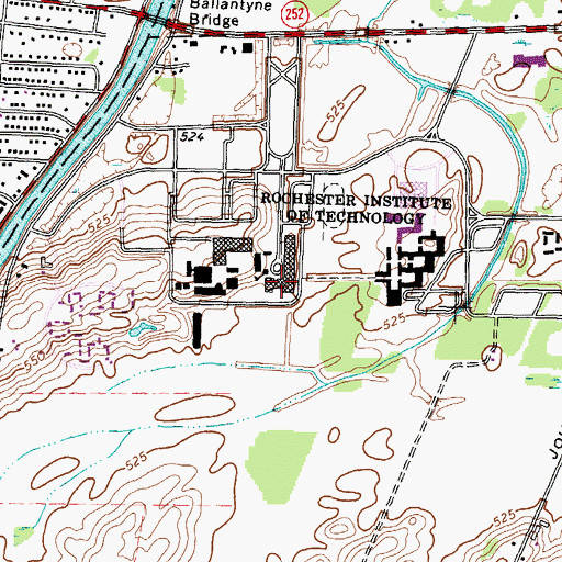 Topographic Map of Student Alumni Union, NY