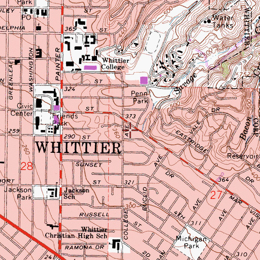 Topographic Map of Savage Creek, CA
