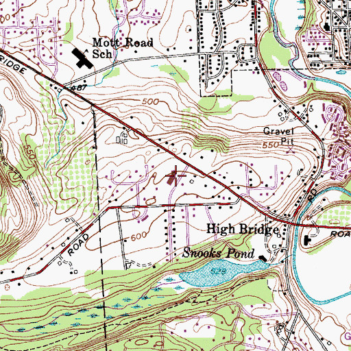 Topographic Map of Good Shepherd Lutheran Church, NY