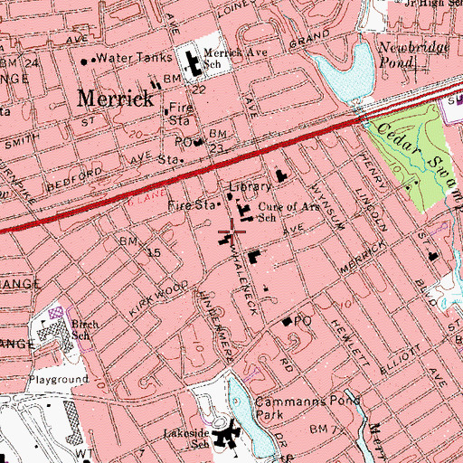 Topographic Map of Church of the Redeemer, NY