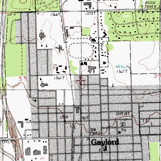 Topographic Map of Alpine Family Medicine, MI