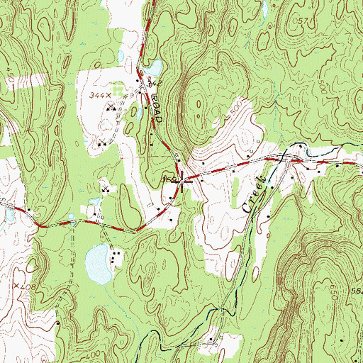 Topographic Map of White School (historical), NY