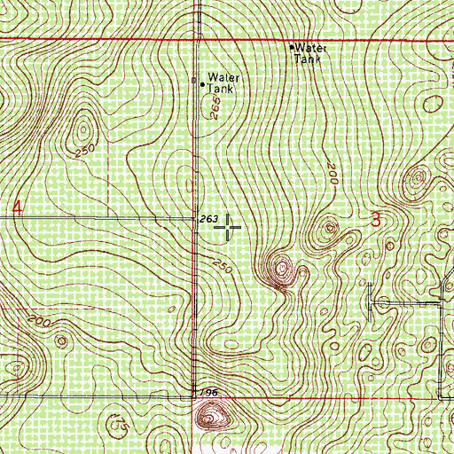 Topographic Map of Windy Hill Middle School, FL