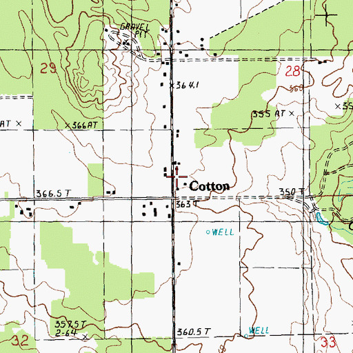 Topographic Map of Escelsior Church of Christ, MI