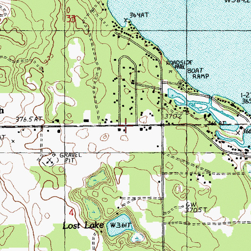 Topographic Map of Corner Stone Community Bible Church, MI