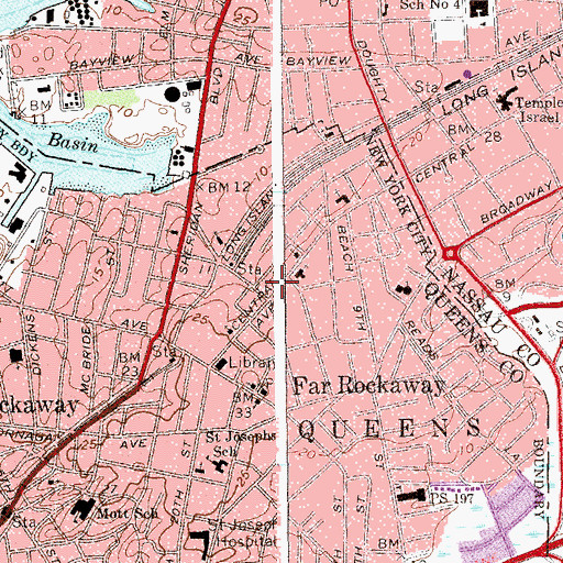 Topographic Map of Church of God Christian Academy, NY